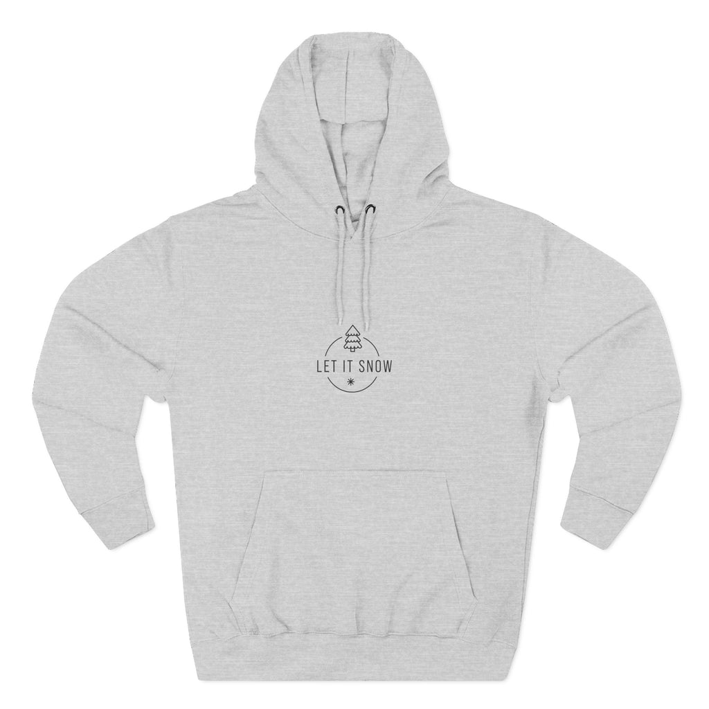 Three-Panel Fleece Hoodie