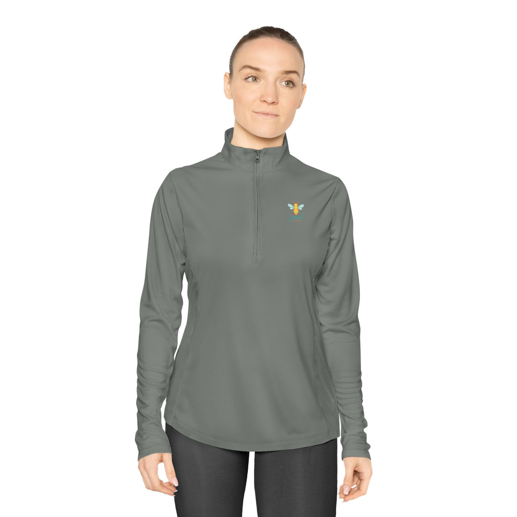 Ladies Quarter-Zip Pullover - Cozy Activewear for All Seasons