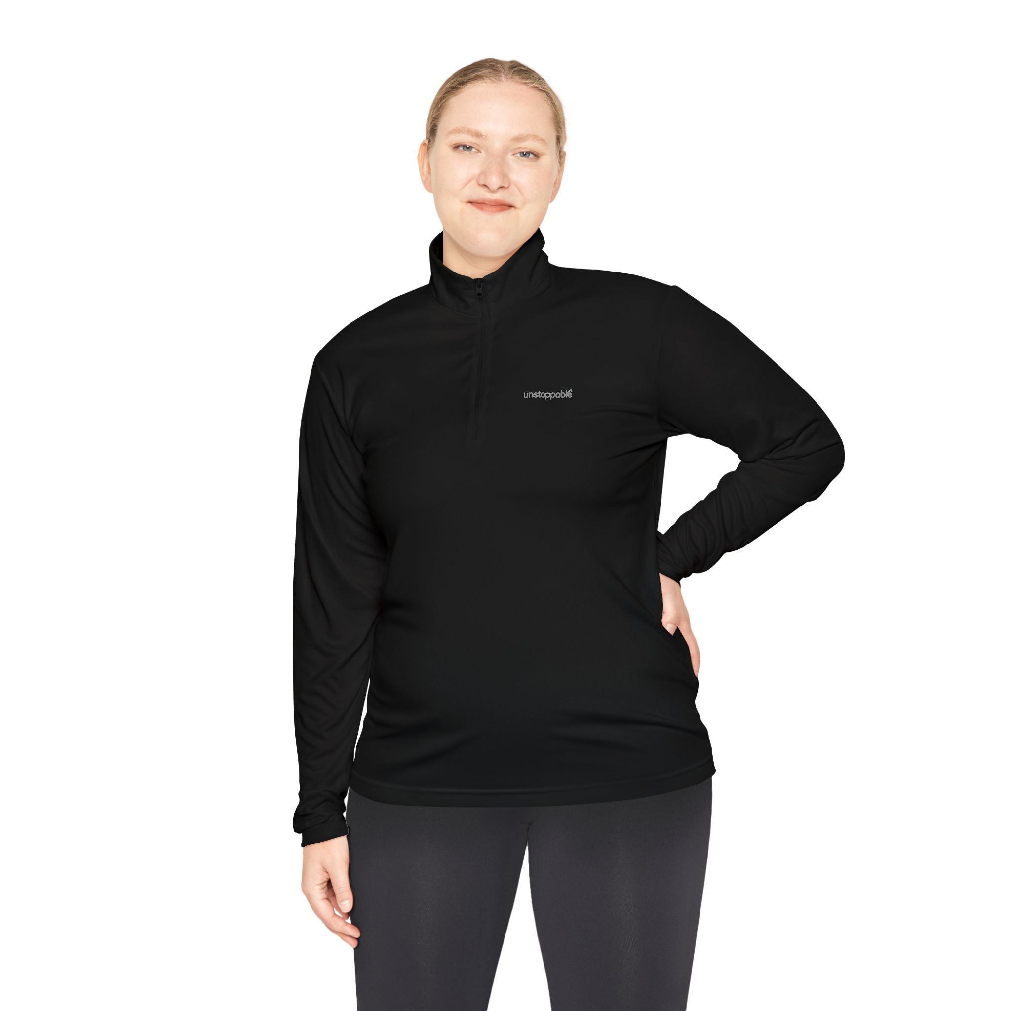 Cozy Unisex Quarter-Zip Pullover - Perfect for Layering and Casual Wear