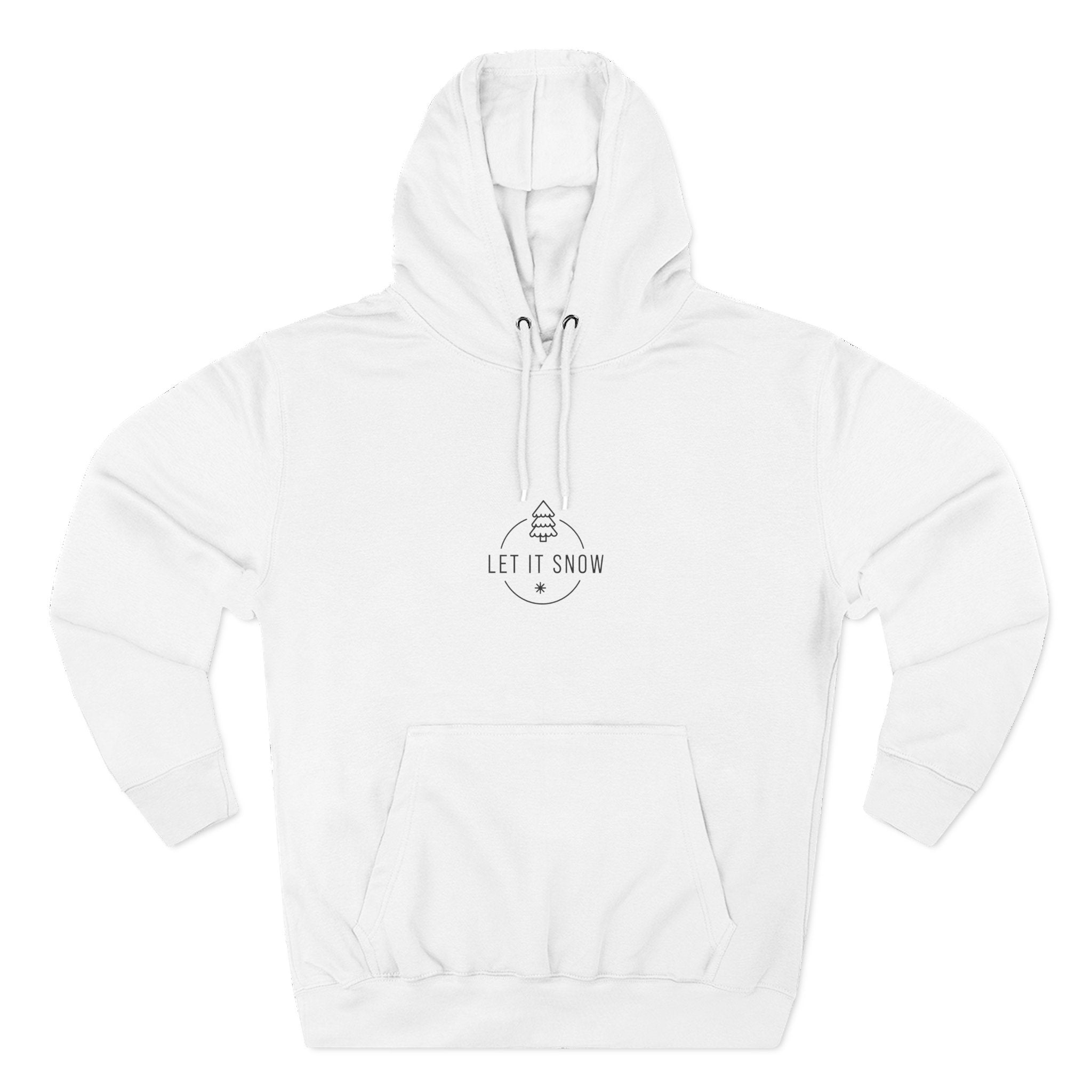 Three-Panel Fleece Hoodie