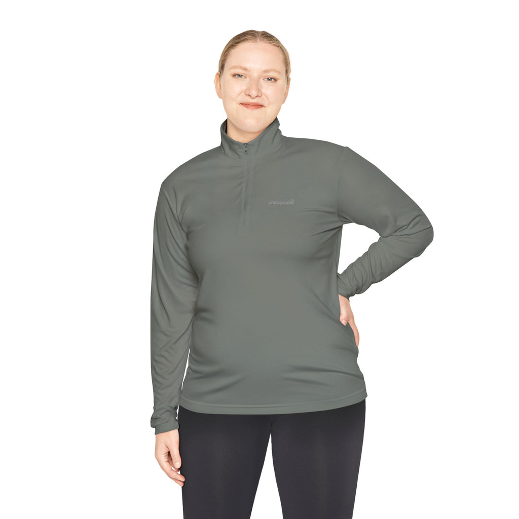 Cozy Unisex Quarter-Zip Pullover - Perfect for Layering and Casual Wear